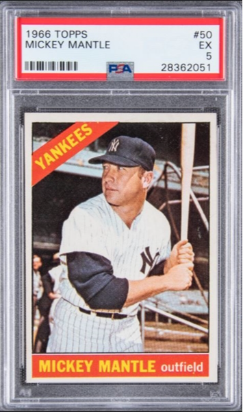 1966 Topps Mickey Mantle