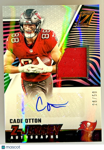2023 Panini Zenith Cade Otton #ZJA-CON Copper Parallel/Variety Memorabilia Insert Panini Authentic