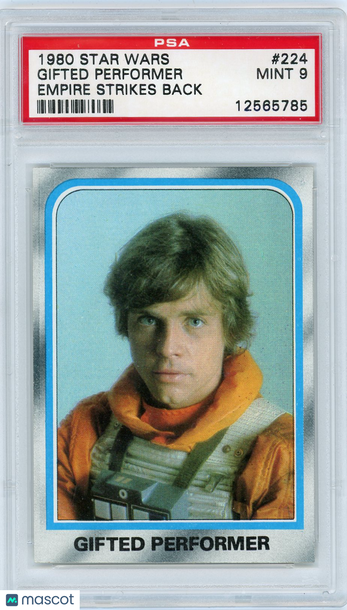 1980 Star Wars Empire Strikes Back Gifted Performer #224 PSA 9