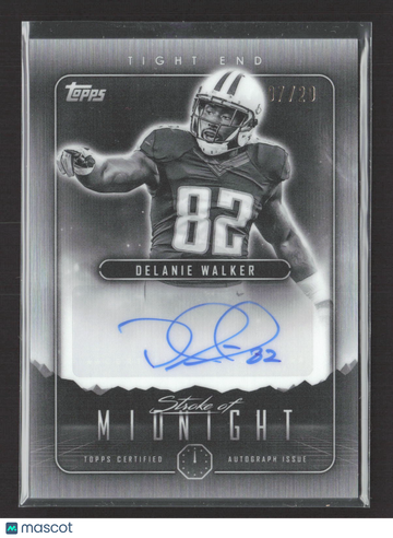 2024 Topps Midnight Stroke of Midnight Delanie Walker #SMA-DW /20 Autograph