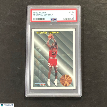 1993 Fleer Michael Jordan #224 PSA 3