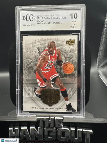 2009 Upper Deck Michael Jordan Legacy Collection Gold Michael Jordan #60 BGS 10