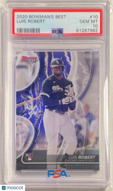 2020 Bowman's Best Luis Robert #10 PSA 10