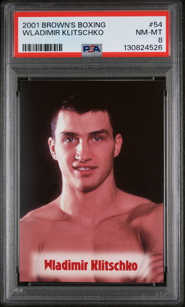 2001 Brown's Boxing Wladimir Klitschko #54 PSA 8