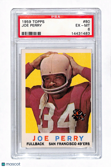 1959 Topps Joe Perry #80 PSA 6