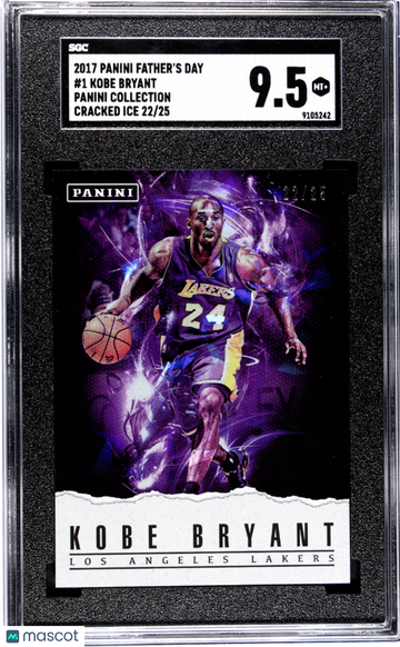 2017 Panini Father's Day Kobe Bryant #1 Collection Cracked Ice SGC 9.5