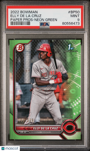 2022 Bowman Paper Prospects Baseball—Elly De La Cruz #BP50 —PSA 9