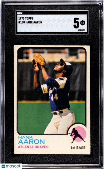 1973 Topps Hank Aaron #100 SGC 5