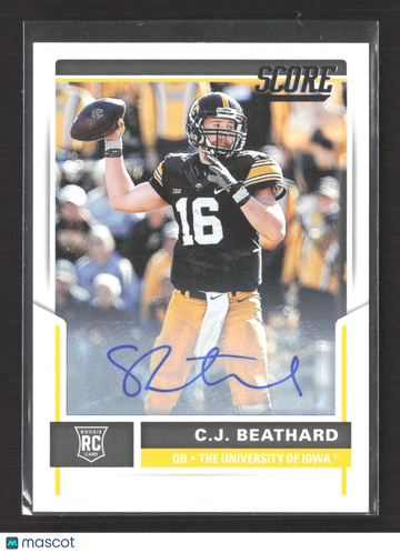 2017 Panini Score C.J. Beathard #401 RC Auto