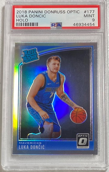 Luka Doncic Optic Holo PSA 9