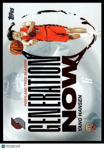 2025-26 Topps Yang Hansen #GN-16 Generation Now