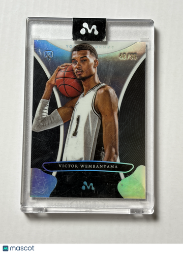 2023-24 Topps Mercury Victor Wembanyama Victor Wembanyama #9 Nicely Centered Mint Parallel/Variety Rookie Short Print 40