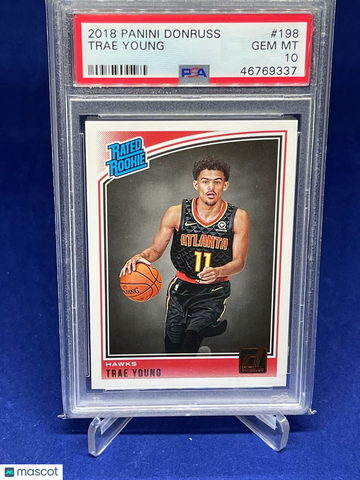 2018 Panini Donruss Trae Young #198 PSA 10