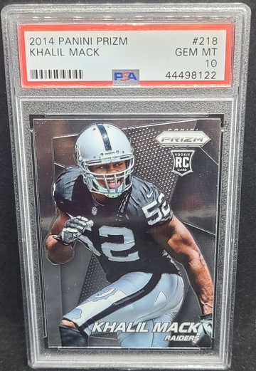 2014 Panini Prizm Khalil Mack #218 PSA 10