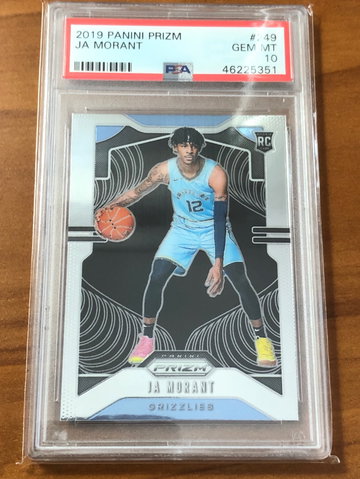 JA Morant Prizm PSA 10