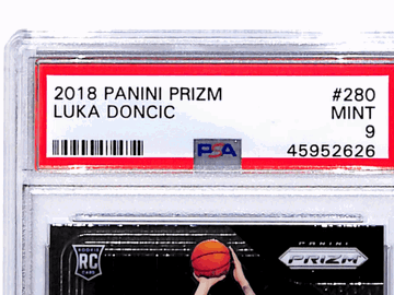 2018 Panini Prizm Luka Doncic #280 PSA 9