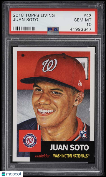 2018 Topps Living Juan Soto #43 PSA 10