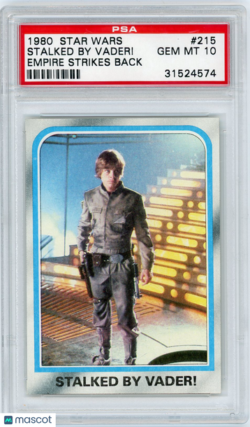 1980 Star Wars Empire Strikes Back Stalked By Vader! #215 PSA 10