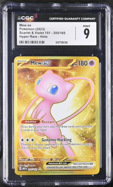 2023 Scarlet & Violet #205/165 Mew ex CGC 9