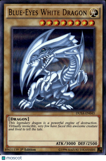 2017 Yu-Gi-Oh! Duelist Saga Blue-Eyes White Dragon Ultra Rare 1st Edition