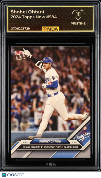 2024 Topps Now Shohei Ohtani #584 MBA 10