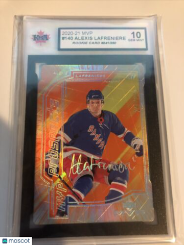 2020-21 Upper Deck MVP Alexis Lafreniere KSA 10