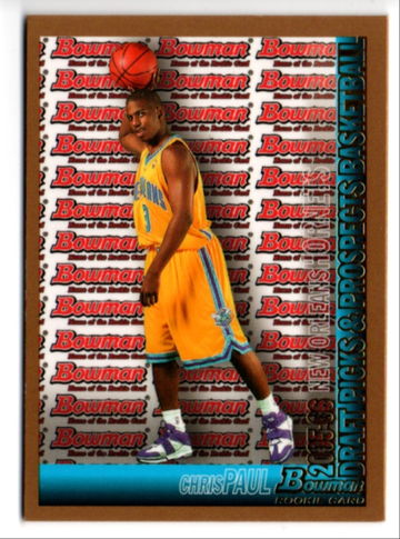 2005-06 Bowman Draft Gold Chris Paul #111 Rookie Card RC