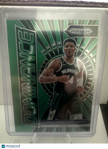 2023-24 Panini Prizm Dominance Giannis Antetokounmpo Green