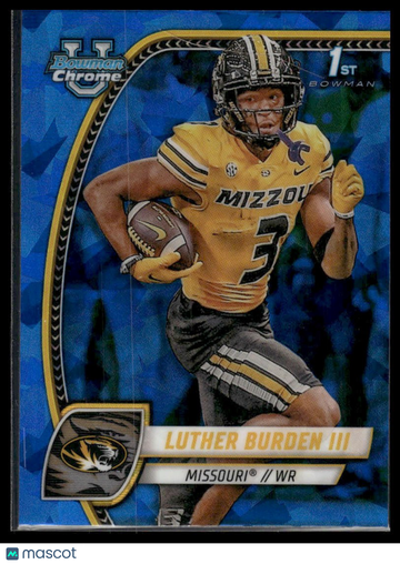2024 Bowman University Chrome Sapphire Luther Burden III #123