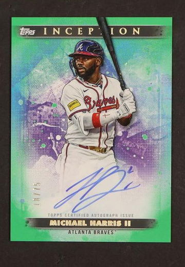 2024 Topps Inception Michael Harris II Base Rookie & Emerging Star Auto /75