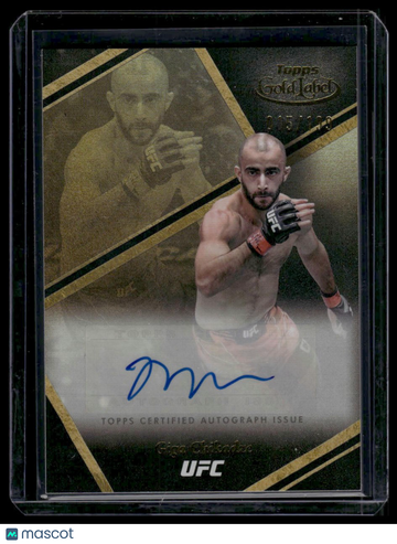 2024 Topps Gold Label UFC Giga Chikadze #AUA-GCE Auric Autographs AU