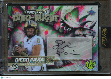 2025 Wild Card Diego Pavia #1 Rookie Leaf