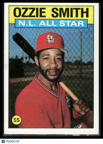 1986 Topps Ozzie Smith #704