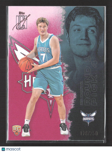 2026 Topps Signature Class Kon Knueppel #103 Pink 178/250 RC