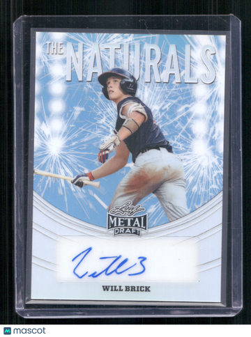 2026 Leaf Metal Draft Will Brick #TN-WB1 The Naturals /75