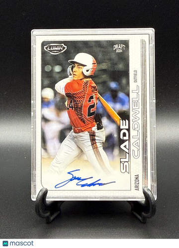 2024 Pulse Lumin Baseball Slade Caldwell #PD-SC White /99 SN AU
