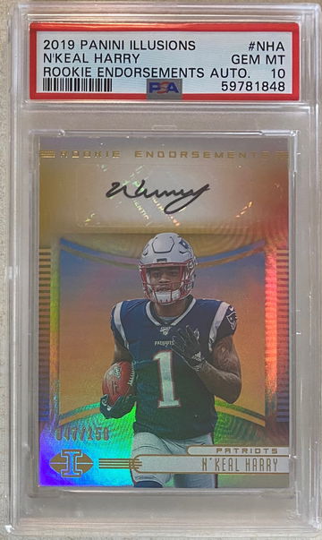 2019 Illusions #RE-NHA RC AUTO N’Keal Harry Chicago Bears PSA 10