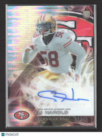 2015 Topps Platinum Eli Harold #AR-EH 12/50 RC Auto
