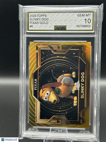2025 Topps Chrome Pixar GOLD AGS 10