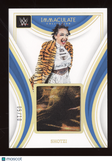 2023 Panini Immaculate WWE Remarkable Memorabilia Shotzi #RM-SHZ Gold /10