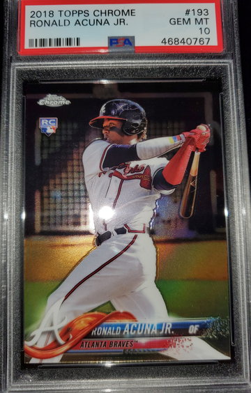 2018 Topps Chrome Ronald Acuna Jr. #193