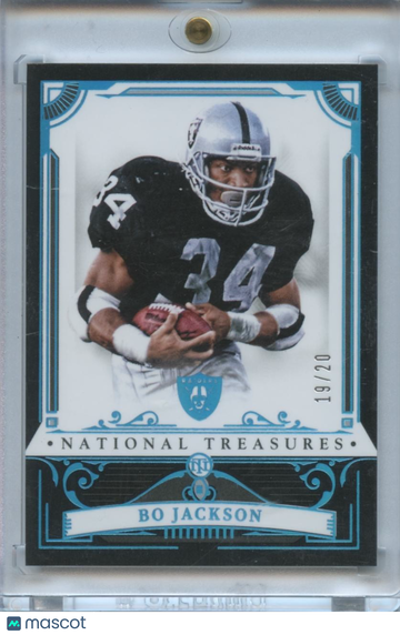 Bo Jackson 2025 National Treasures Midnight SSP Oakland Raiders 19/20 #53