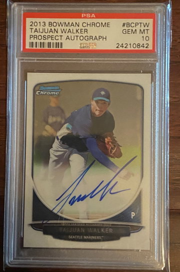Taijuan Walker 2013 Chrome Auto 10