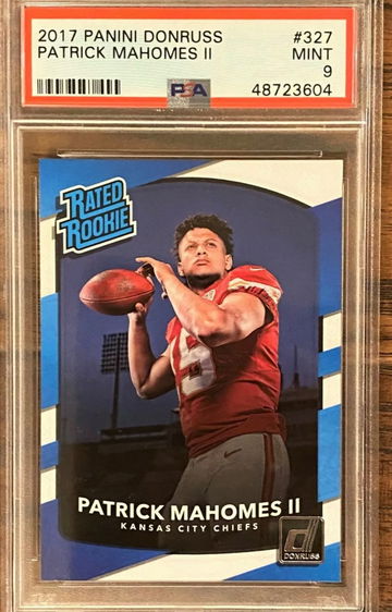 2017 PATRICK MAHOMES PSA 9