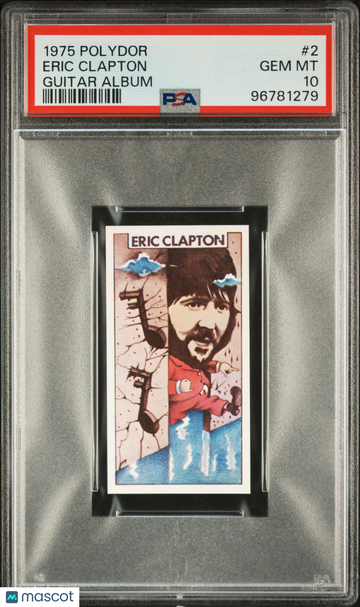 1975 Polydor Guitar Album Eric Clapton #2 PSA 10