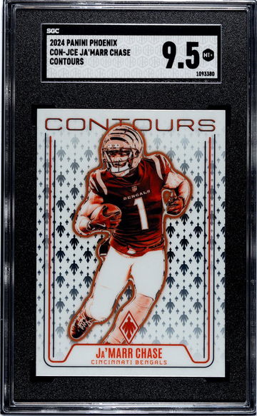 2024 Panini Phoenix #CON-JCE Ja'Marr Chase Contours SGC 9.5