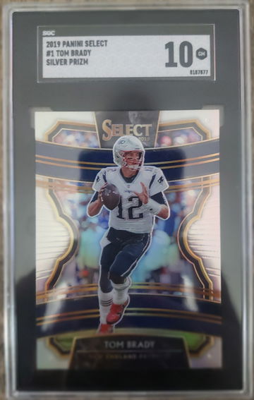 Tom Brady 2019 Select Silver Prizm #1 SGC 10 💎