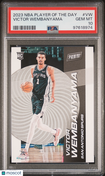 2023 Panini NBA Player Of The Day Victor Wembanyama #VW PSA 10