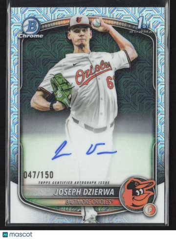 2025 Bowman Chrome Joseph Dzierwa #CPA-JD Mega Box Mojo Refractor /150