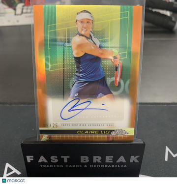 2024 Topps Chrome Tennis Claire Liu Chrome